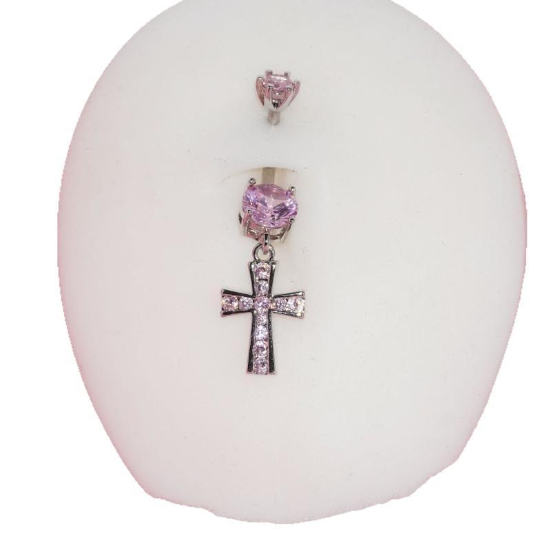 Stainless Steel Belly Button Ring Cute Navel Piercing Jewelry Hypoallergenic Body Piercing for Daily Party Wear
