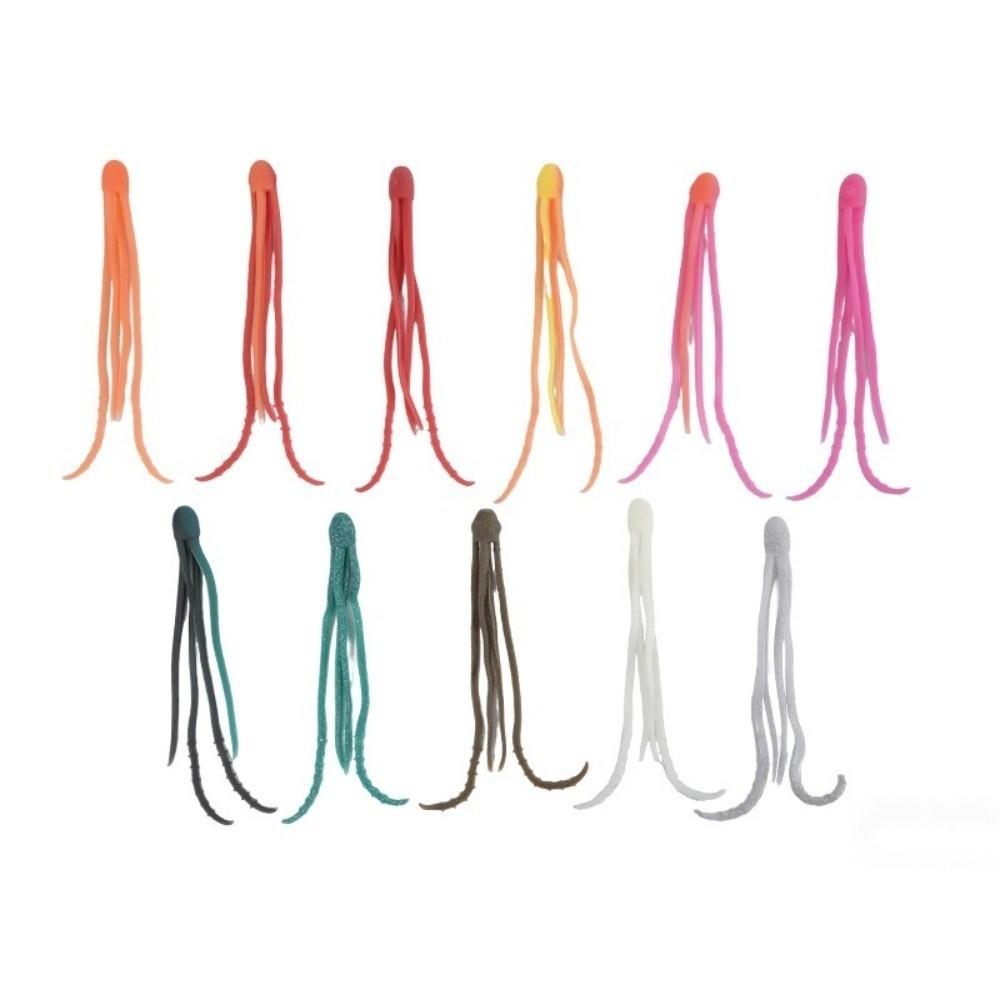 3pcs 3PCS Octopus Soft Bait TPE Material TPE Fishing Baits Fishing Soft Baits  For Fishing