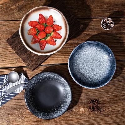 Japanese Plate Ceramic Tableware Fruit Plate Western Salad Vegetable Plate Fruit
