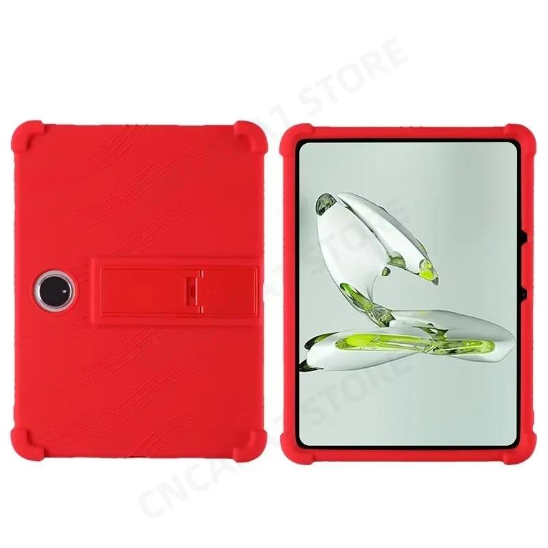 Para One Plus OnePlus Pad 2 Pro (2024) Funda de Silicona Suave para Tablet PC de 12.1" con Soporte Trasero Protector Resistente a Golpes Suave