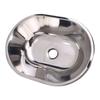RV Bar Sink 14.72x10.79x3.94 Inch Flush Mounted Stainless Steel Kitchen Sink with 40mm Drain Hole for Boat Motorhome