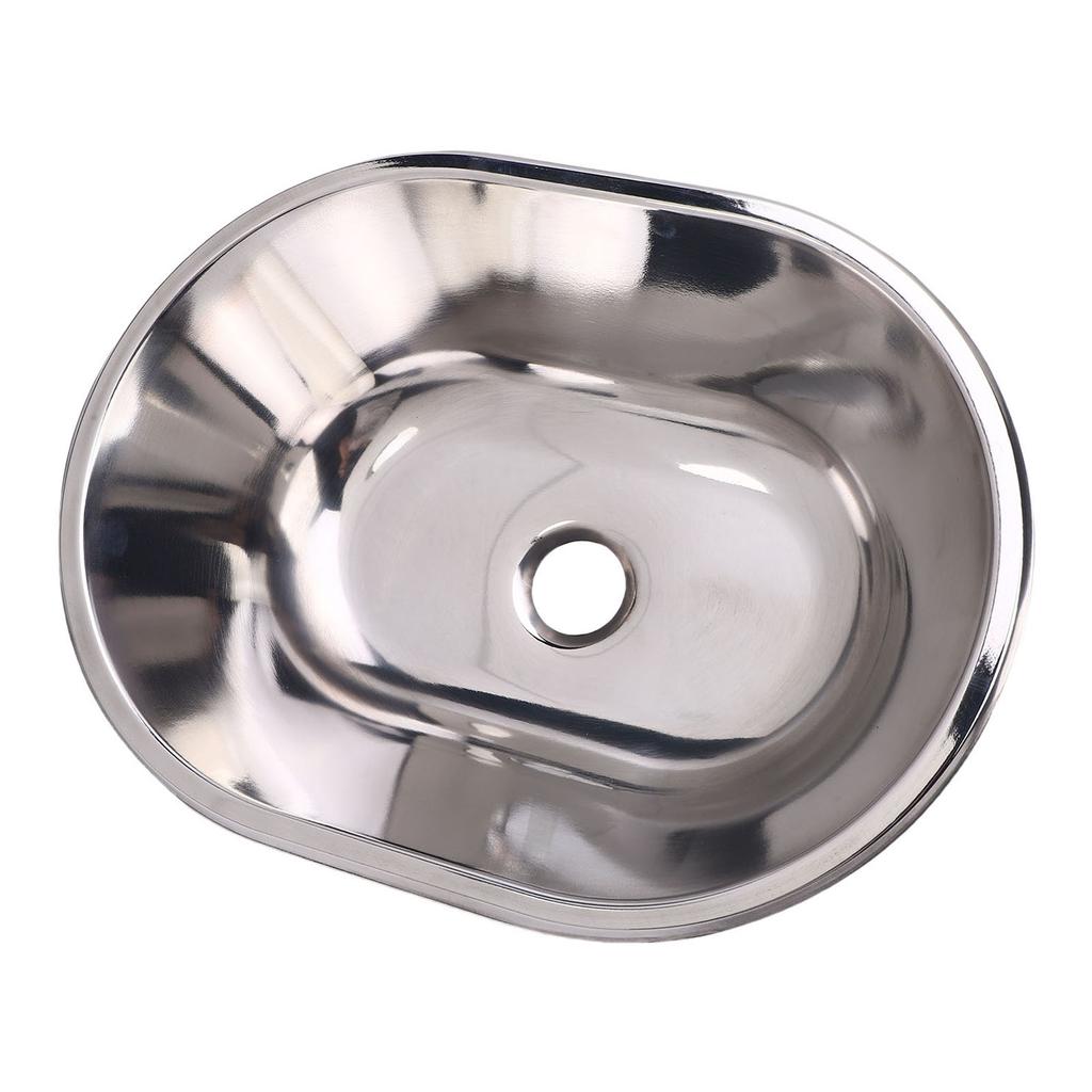 RV Bar Sink 14.72x10.79x3.94 Inch Flush Mounted Stainless Steel Kitchen Sink with 40mm Drain Hole for Boat Motorhome
