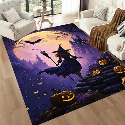 Halloween 125 Floor Rug Office Rug Design for Outdoor Dormitory Decorate Room Hallway Anti-slip Rug Anime Office Decor