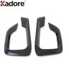 For Hyundai Grand Starex H-1 i800 2018- Carbon Fiber Car Front Fog Light Lamp Cover Trim Foglight Bezel Trims Accessories