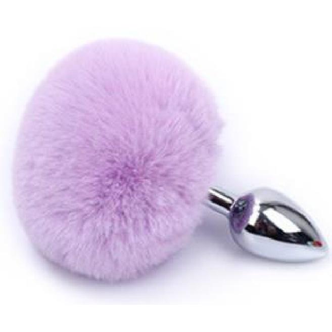 Small Size Metal Rabbit Tail Anal Plug Bunny Butt Plug Stainless Steel Booty Beads Stainless Sex