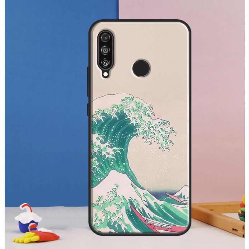 The Great Wave off Kanagawa Case For Huawei Nova Y70 Y60 Y90 Y61 Y91 Y72 Y73 12s 12i 11i 8i 9 10 SE P30 P40 Lite P60 Pro