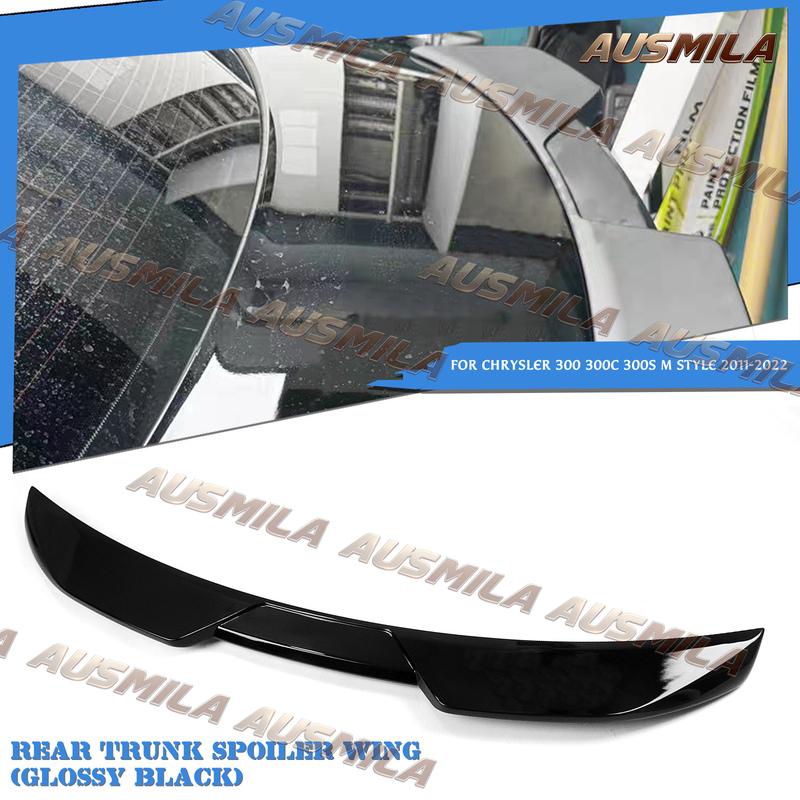 Tail Spoiler Rear Wing Lip Trunk Tail Lid For Chrysler 300 300C 300S 2011-2023