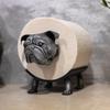 English Bulldog Toilet Paper Holder 3D Printed Free Standing Dog Roll Paper Holder Kitchen Bathroom Paper Towel Dispenser Storage Rack