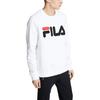 FILA Regola Simple Versatile Crew Neck Pullover Long Sleeve Sweatshirt Men sweatshirt LM183378-100