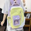 2025 New Model, Cute College for Junior High School Students, Japanese Large-capacity Simple Casual Backpack, College Student Schoolbag for Women