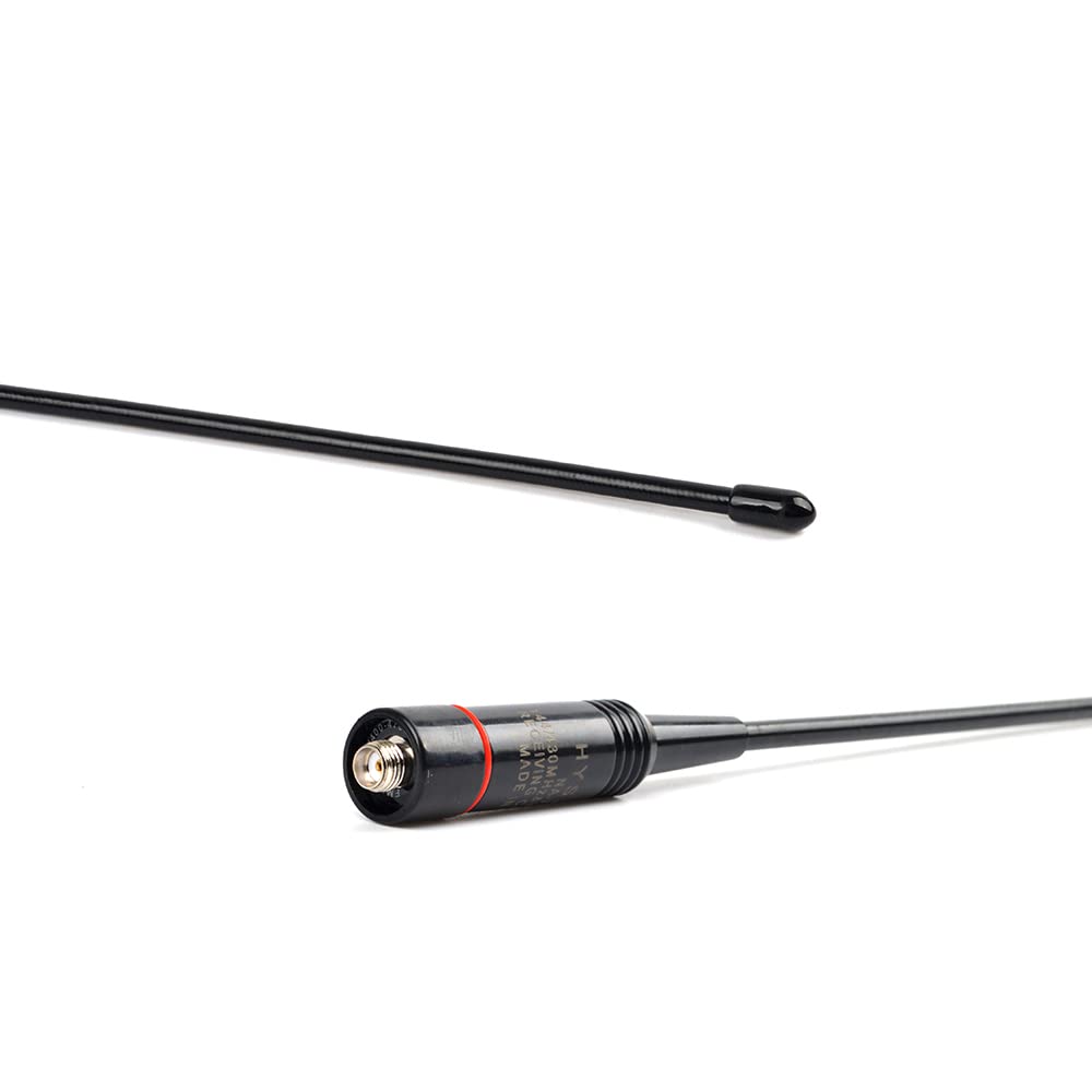 144430MHz TransmitReceive & Wideband Receive High-Gain Flexible Handheld Antenna SMAJ Type for Amateur Radio, Compatible with YAESU, KENWOOD, and
