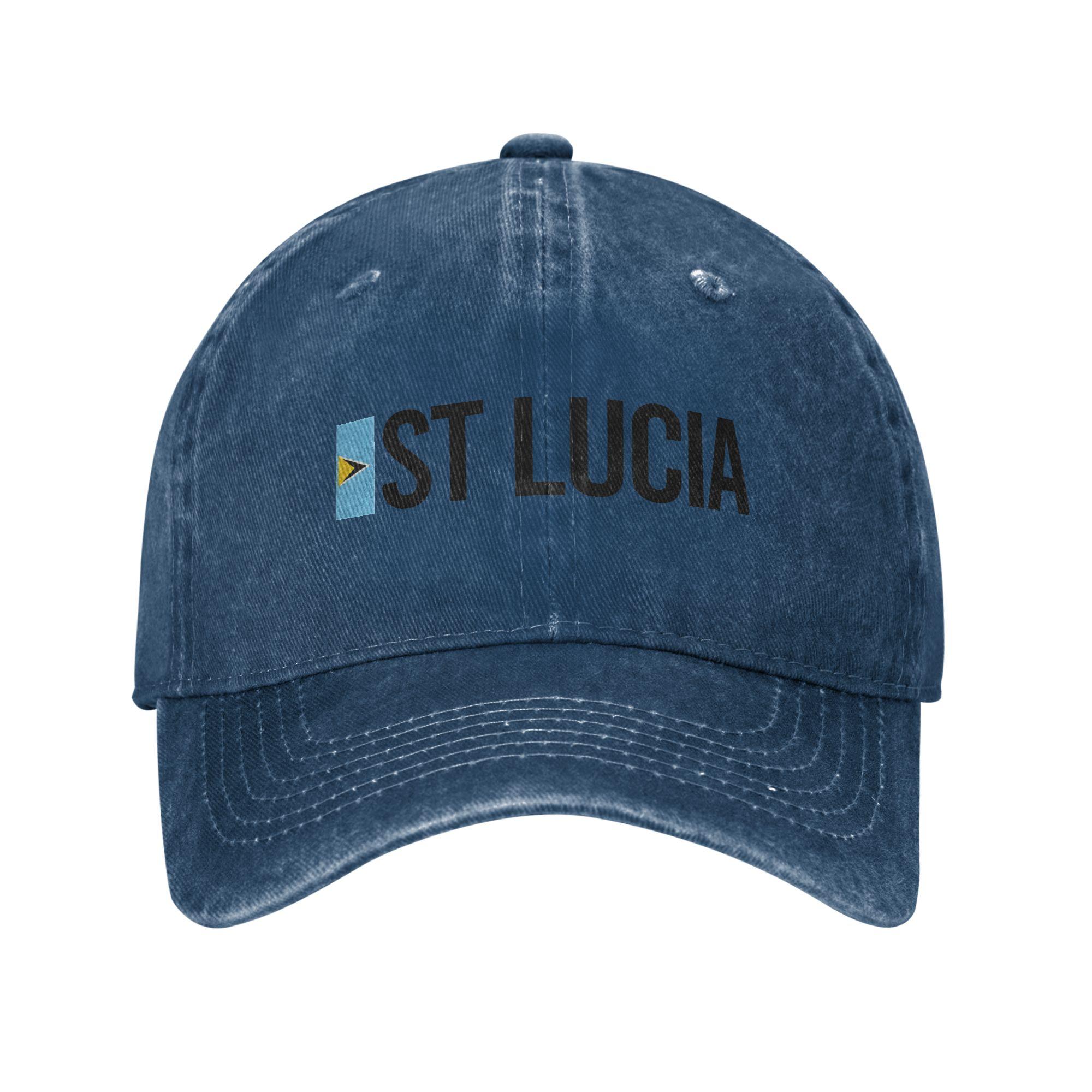 

Baseball Cap Saint Lucia Country Flag Summer y2k Funny Trucker Hat FeUnisex Unisex Design Tennis Skate Dropshipping Baseball Caps One Size