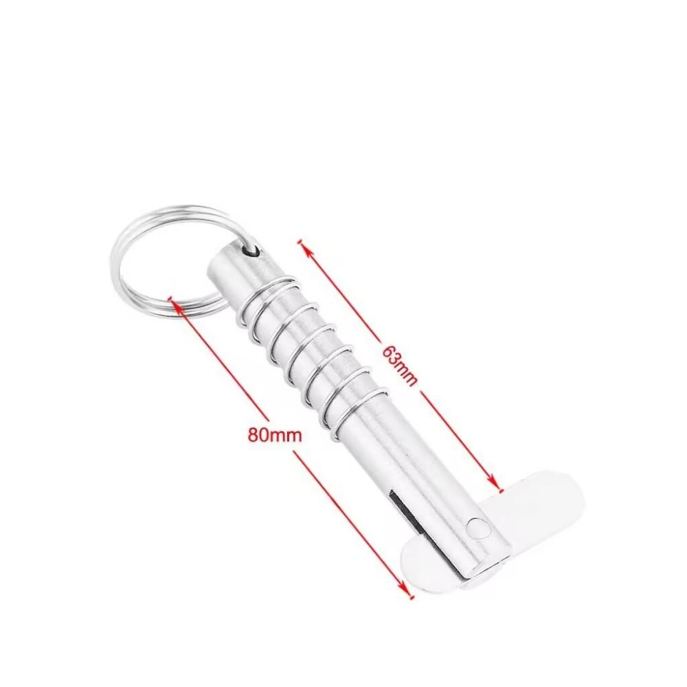 M16*80mm Marine Grade Stainless Steel 316 Boat Quick Release Pin Marine Hardware Deck Hinge Replacement Accessories