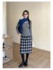 T-shirt Noir à Manches Longues et Col en V pour Femme avec Velours Intérieur, Collection Automne/Hiver 2025, Haut de Sous-vêtement Polyvalent