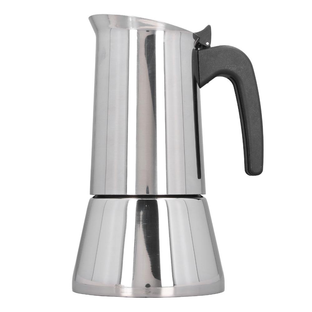 Stainless Steel Moka Pot Large Capacity Stovetop Coffee Making Pot  Coffee Making