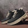 Men's Shoes Autumn and Winter New Men's Trendy Shoes Sports and Leisure High-top Tooling Boots Black British Martin Boots Men's