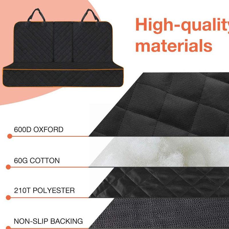Waterproof Dog Car Seat Mat: Anti-Dirty Rear Seat Pet Cushion
