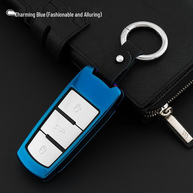 Volkswagen Key Case Cover for Touareg, Golf 7, Sportsvan, Lamando, Lingdu, Touron, Tiguan L (Women's Edition)