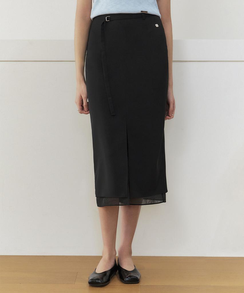 Artid Layered Skirt_Black