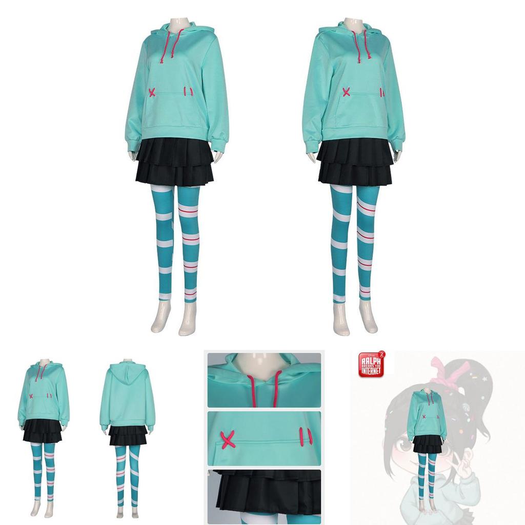Unschlagbares Ralph reichts 2 Yuni Cosplay Kostüm für Frauen