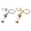 Openable Vial Pendant Key Ring Charm with Metal Tone Hardware for Keys, Bags, Daily Carry and Giftable Accessory Use