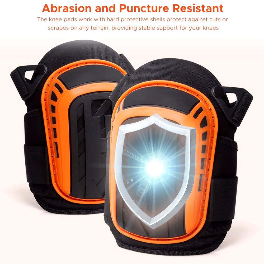 Genunchiere, instrumente pentru genunchiere cu gel de construcție, genunchiere confortabile, rezistente, din spumă anti-alunecare pentru curățarea pardoselilor, grădină