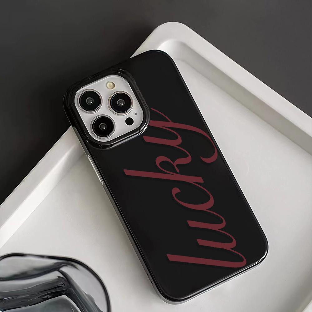Colour Lucky Phone Case For IPhone 17 16 15 14 Plus 13 12 11 Pro Max XR Cover For Iphone 17 Air Funda Bumber Cover Shell