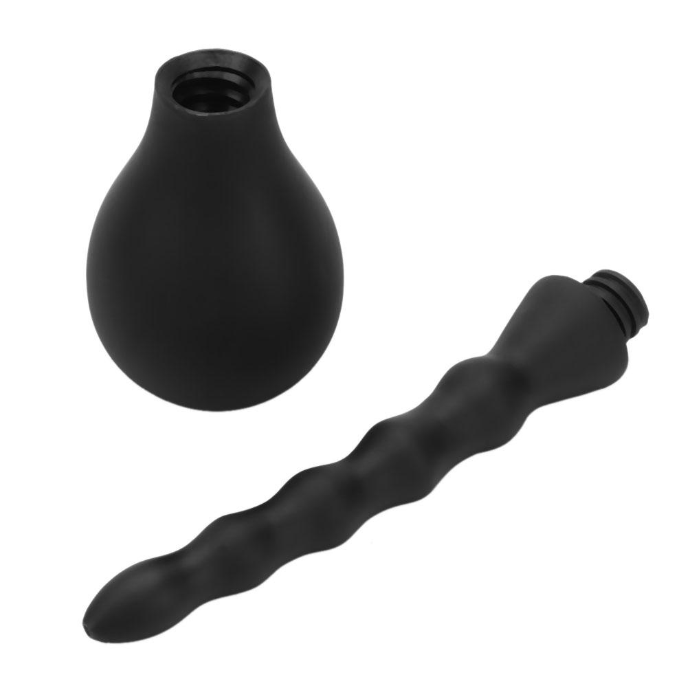 Silicone Anal Cleaner Flush Anal Ball Vaginal Anal Douche Cleaning Bulb Enema (A10)