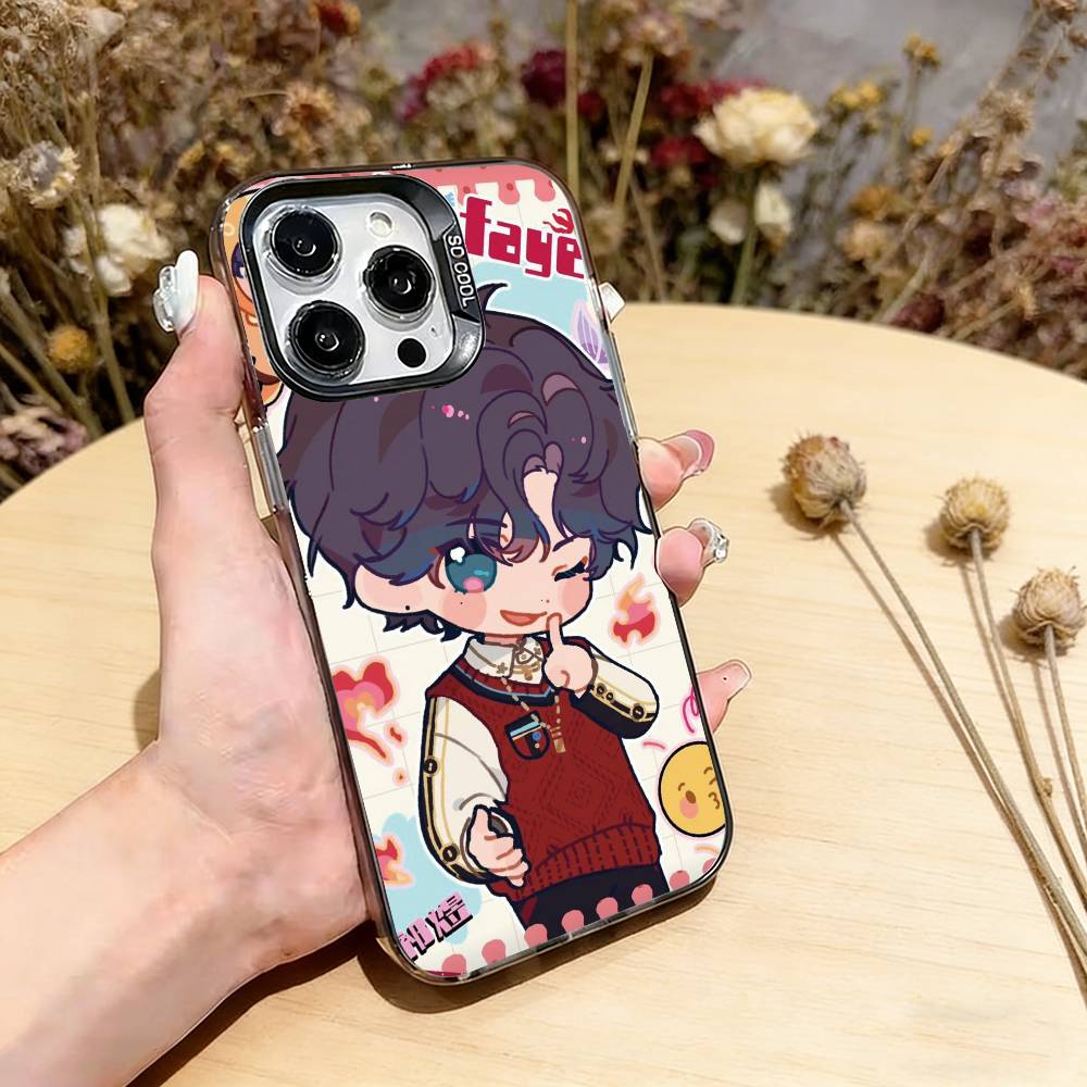 

Чехол для телефона Любовь и глубокий космос для iPhone 17,16,15,14,13,12,11 Plus,Pro Max,XS,Цветная Посеребренная Внутренняя Крышка iPhone15ProMax