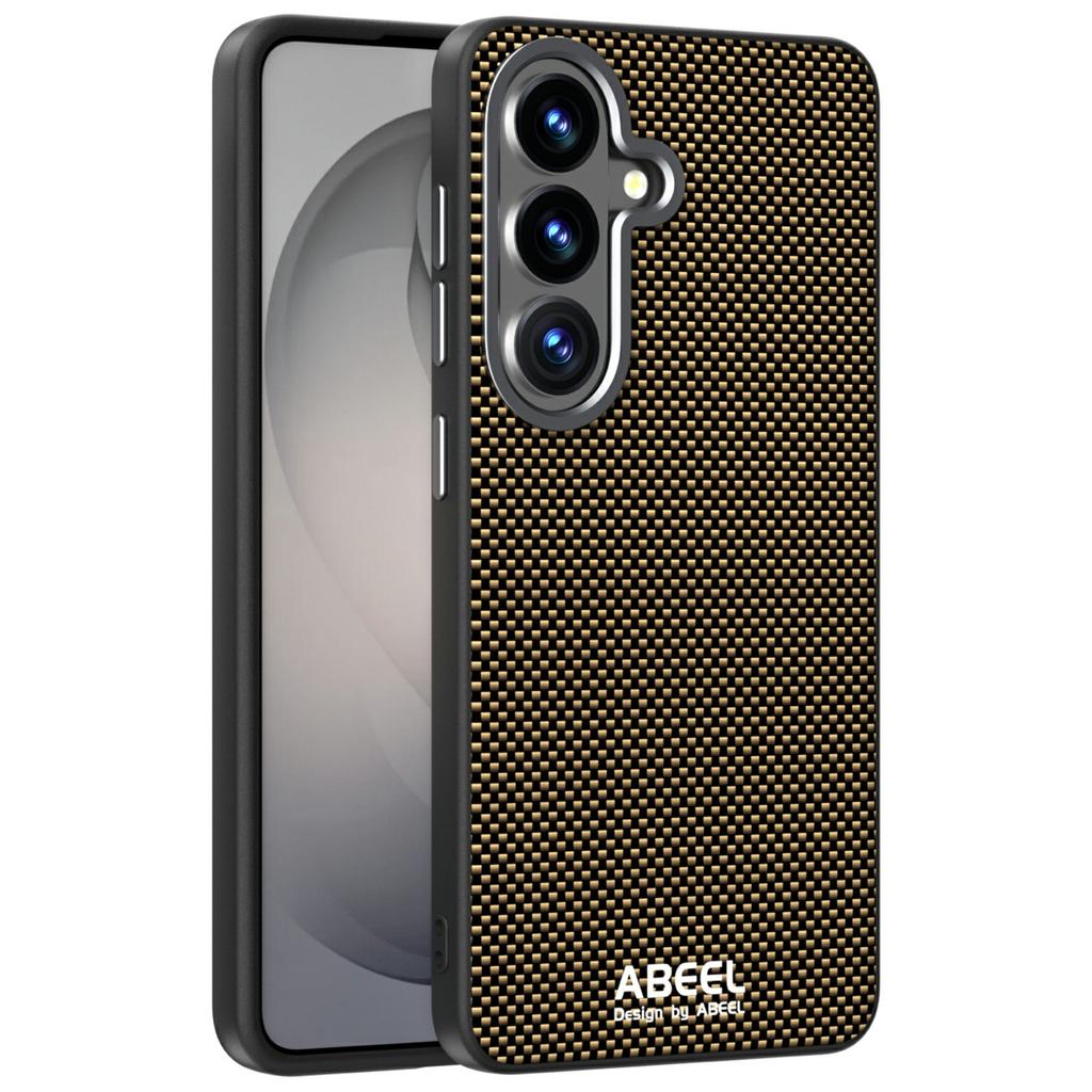 ABEEL For Samsung Galaxy S26 / S26 Pro Magnetic Case Printed PC TPU Aluminum Alloy Leather Phone Cover