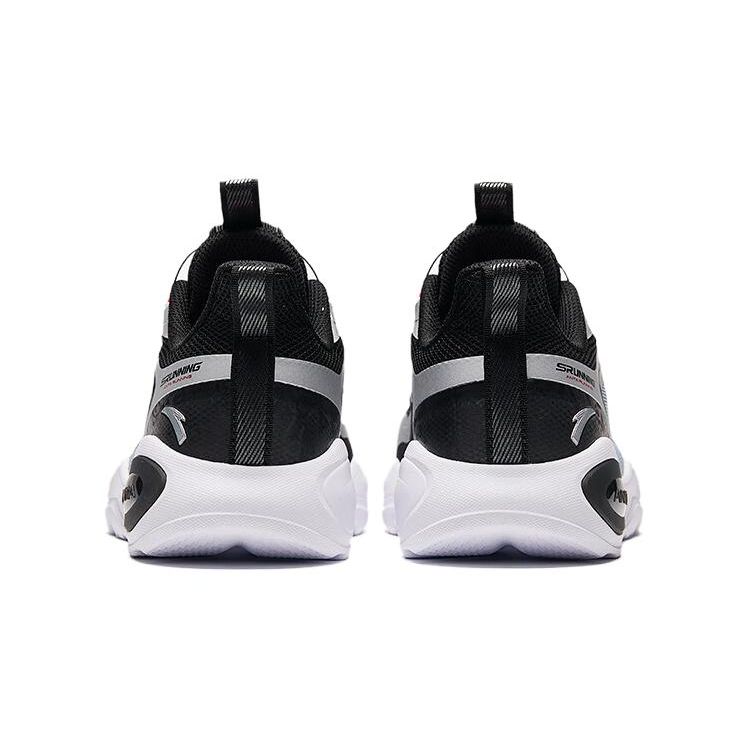 Anta Kids Shock Absorbing Low Top Running Shoes Kids Running Shoes Silver Black A312425508-5