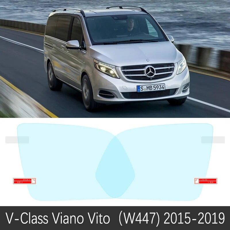 Für Mercedes Benz Vito V-Klasse Viano Valente Metris Rückspiegelfolie HD Antibeschlag Regenfest Autospiegel Aufkleber Zubehör