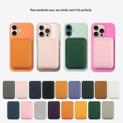 Portacarte in pelle MagSafe per iPhone 17/16/15 - Custodia magnetica resistente