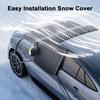 Camping Snow Cover Car Windshield Cover Universal Car Windshield Snow Cover with Magnets Thick Anti-frost Ice for All-season