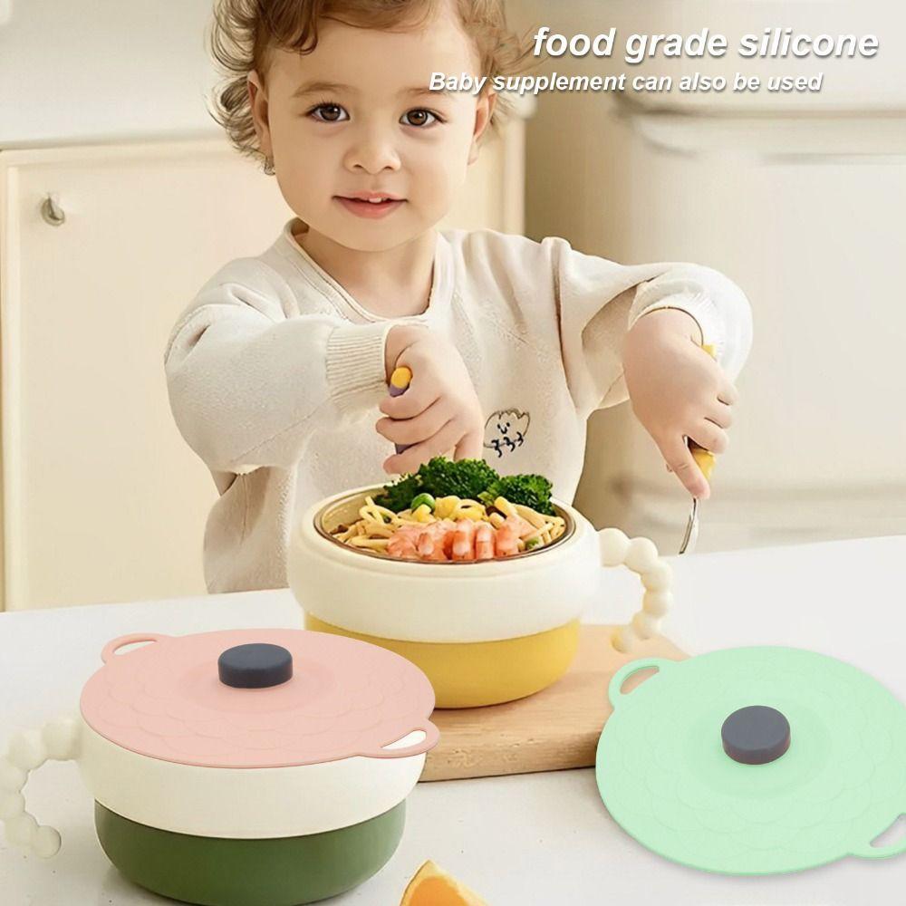 5Pcs Anti-spill Silicone Pot Lid Cover Sealed Tableware Pot Lid Fresh Keeping Cover  Kitchen Gadgets