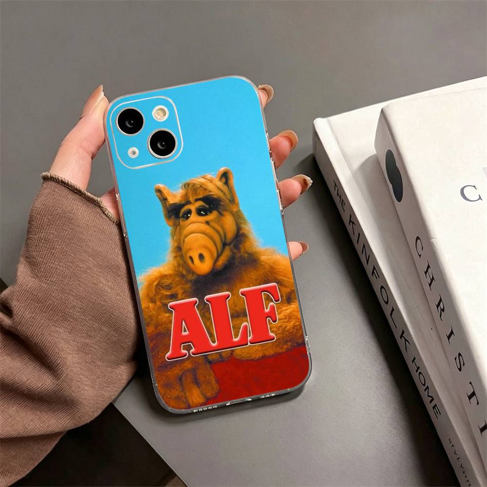 F-Family C-Comedy TV Series ALF Phone Case For iPhone17,16,15,14,13,12,11 Plus,Pro Max Soft Transparent Cover