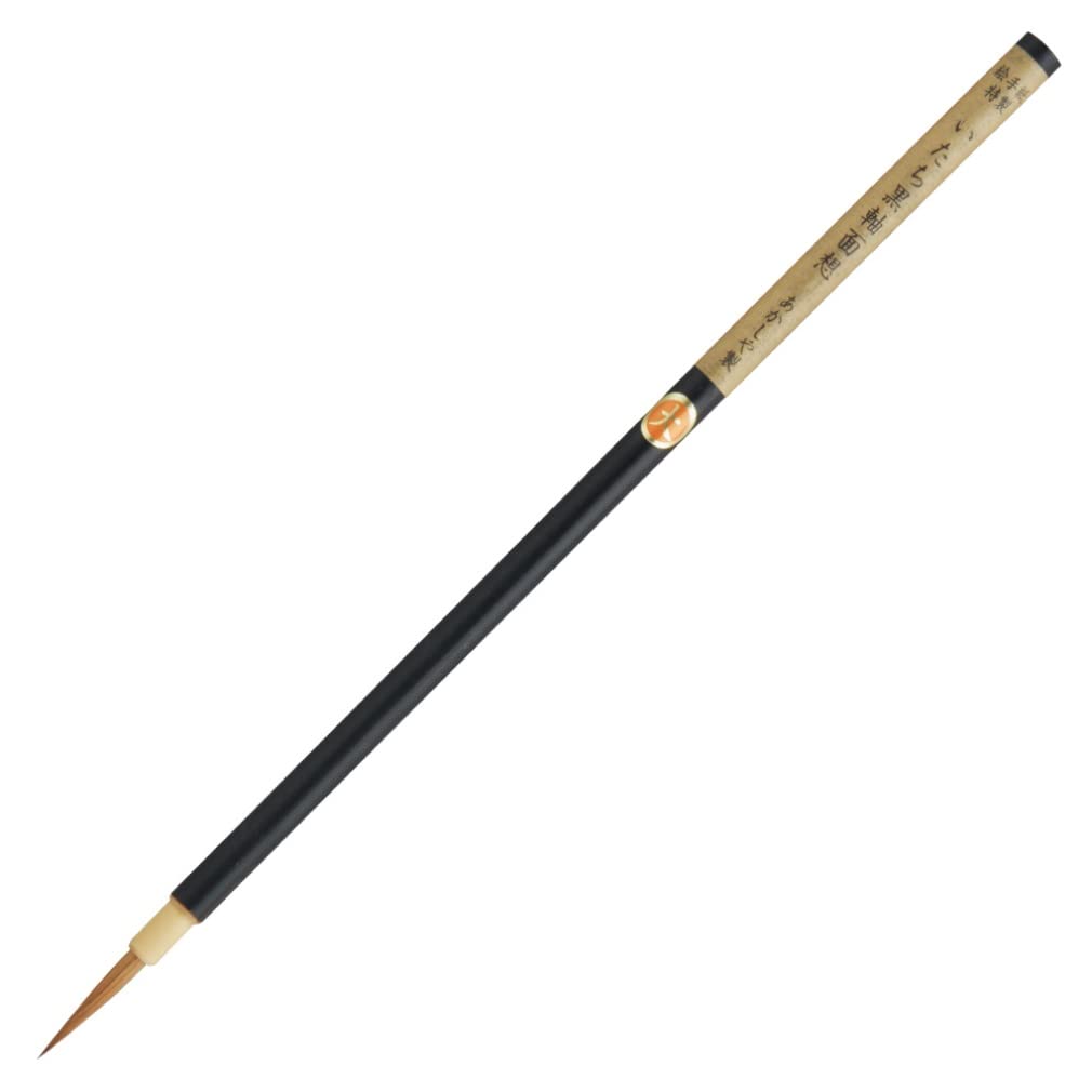 Akashiya Paintbrush for Picture Black Letters, Handle, Large, AN-22