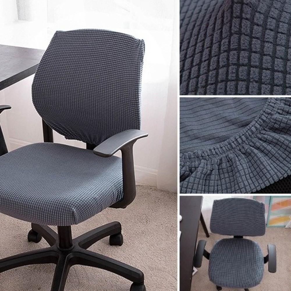 2Pcs/Set Thicken Office Chair Covers High Elastic Armchair Cover New Split Seat Cover