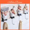 Cartoon Hook Kitchen Chef Accessories Selfadhesive Storage Hooks Wall Hanger Keys Holder Waterproof Hooks For Bathroom Kitchen