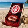Inter Club Emblem Printed Microfiber Beach Towel, Soft And Absorbent, Quick-Dry, Ideal for Summer Travel, Beach Essential, Swimming Pool