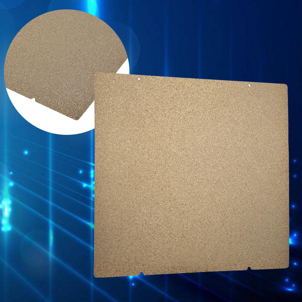 3D Printer Accessory MK52 Gold Double Layer Textured PEI Powder Steel Plate