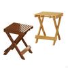 Bamboo Folding Stool Fishing Outdoor Foldable Camping Seat for Hiking