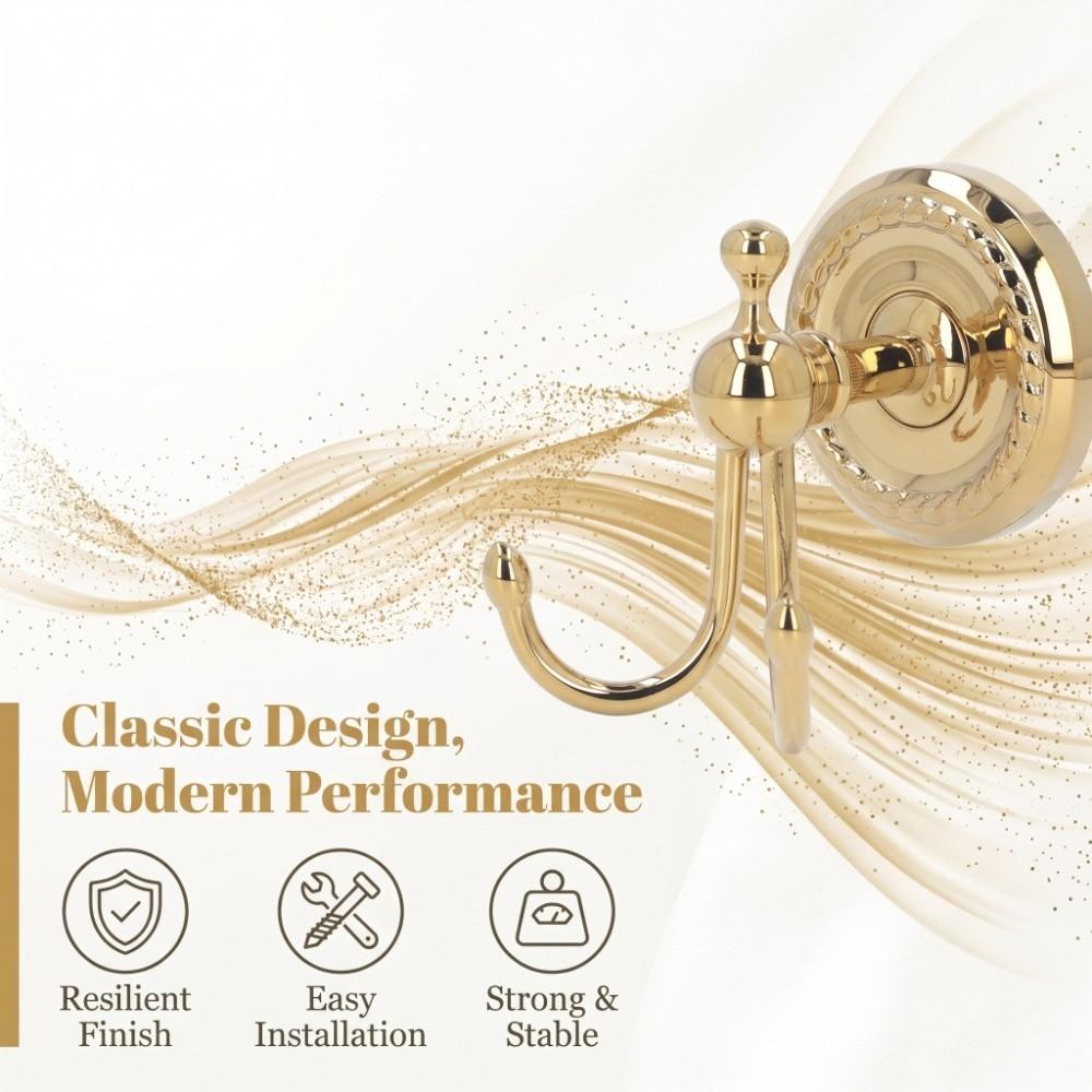 Golden Robe Hook Durable Towel Hook Vintage Accessories Coat Hook Hanging Accessories