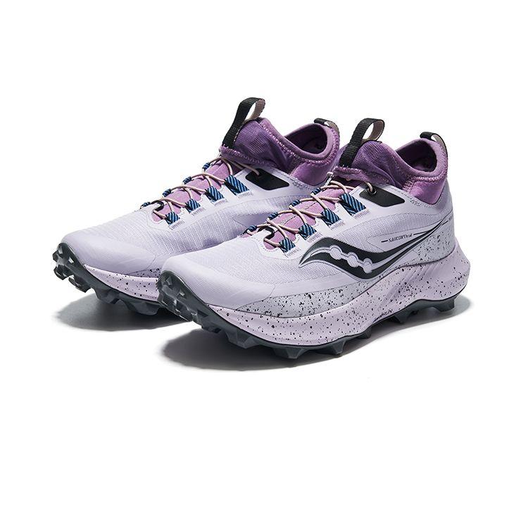 SAUCONY Peregrine 13 Multifunctional Lightweight Low-Top Trail Running Shoes Women Sneaker Purple S10840-30