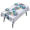 Flowing Light Years Light Luxury Tablecloth Waterproof And Oil-Proof Pvc Tablecloth Rectangular Coffee Table Cloth Wind Yarn Fabric