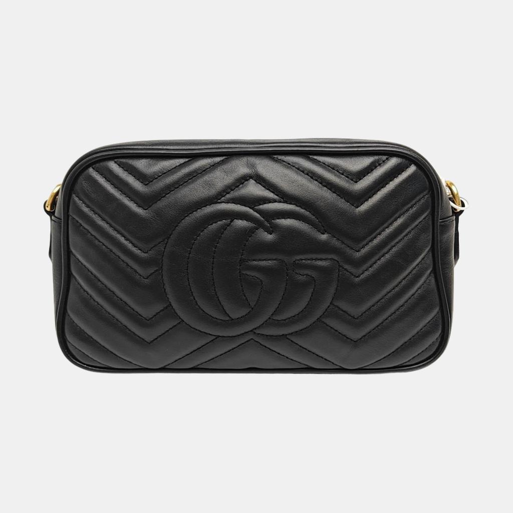 [Usato] Borsa a Spalla Gucci GG Marmont Piccola Matelassé 'Nero' - Ottime Condizioni #L8Z1FJ