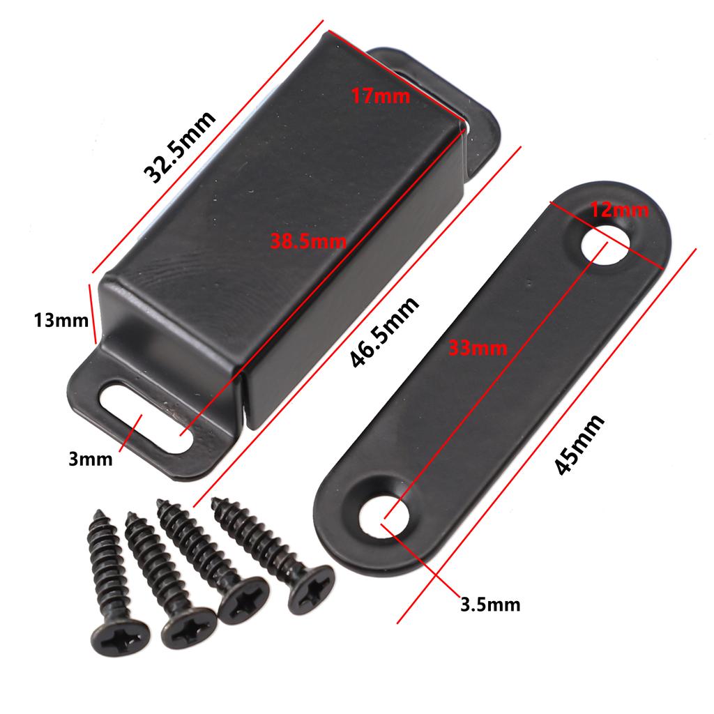 40kg Door Magnetic Catch Black Door Catch Door Suction