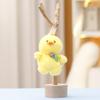 Cute Rabbit Keychain Cartoon Deer Duck Panda Child Backpack Plush Doll Pendant