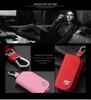 Universal Cross Pattern Car Key Bag with Zipper and Waist Hook
