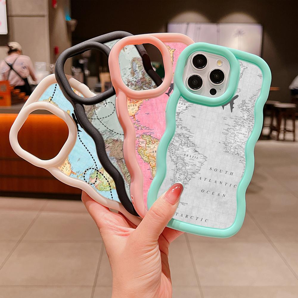 Ae89 Карта траектории самолета Защитные чехлы для телефонов для iPhone 14 13 Pro Max 11 — фото 3